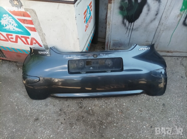 Задна броня за Тойота Айго 2 врати. 2009 год. , снимка 8 - Части - 51675735