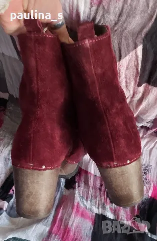 "Softclox" дамски боти от естествен велур / N38 , снимка 13 - Дамски боти - 48027742