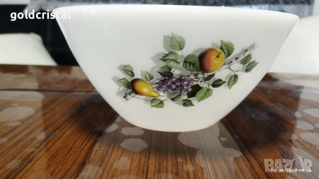 френски аркопал купа , снимка 4 - Антикварни и старинни предмети - 13825330