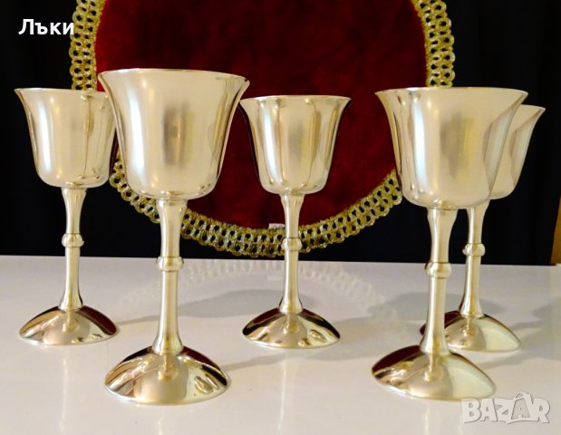 Бронзови чаши за ракия 70 мл. , снимка 4 - Антикварни и старинни предмети - 41613716