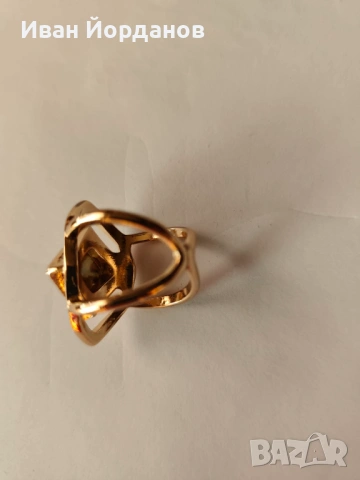 Пръстени - позлатен и рокерски, снимка 3 - Пръстени - 53858227