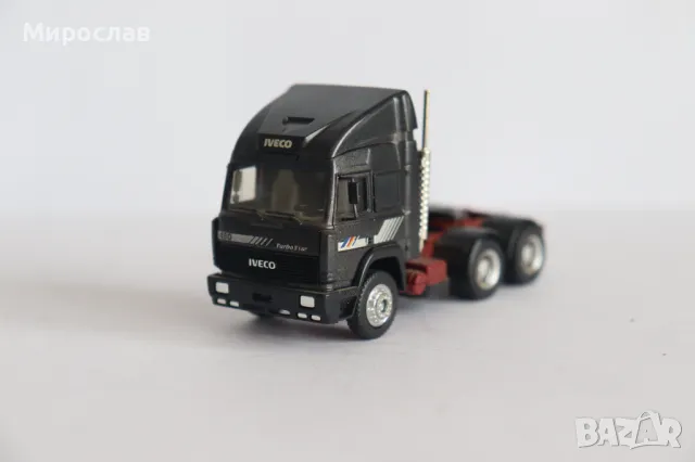 HERPA 1:87 H0 IVECO TURBOSTAR КАМИОН TIR МОДЕЛ ВЛЕКАЧ, снимка 8 - Колекции - 49391761