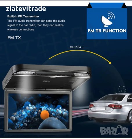 Андроид монитор за тавана на автомобил 15.6" , 351, снимка 5 - Навигация за кола - 41674506