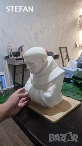 монах бетонна Фигура бюст