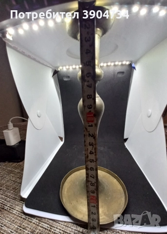 Свещник Викториянски , снимка 4 - Антикварни и старинни предмети - 52051155