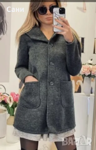 Сиви палта, снимка 2 - Палта, манта - 47725480