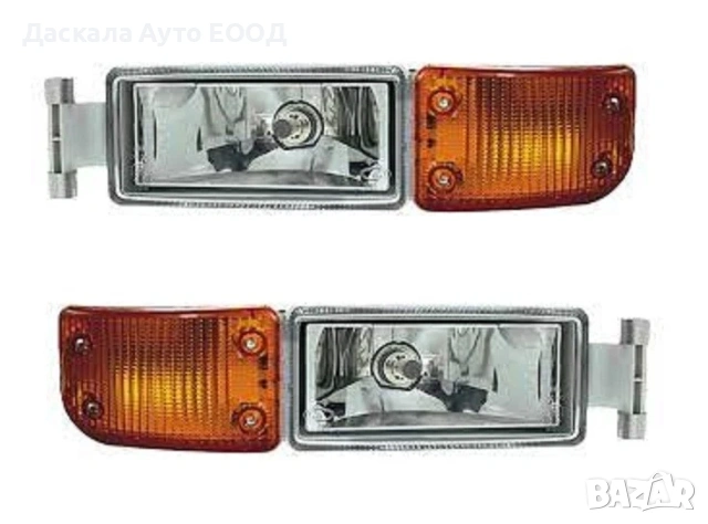 1бр. халоген фар за Ман MAN TGA TGL TGM 2000-2009г. с оранжев мигач