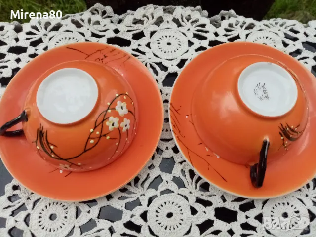 Винтидж японски сетове - 2 бр., снимка 6 - Чаши - 50437115
