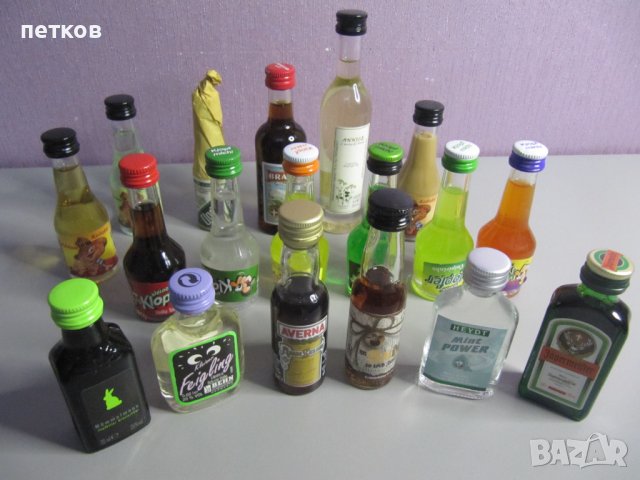 колекция 18 бр. мини бутилки, снимка 3 - Колекции - 40378648