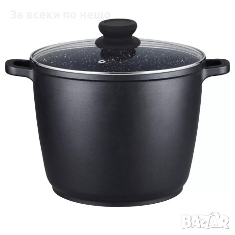 ✨Дълбока тенджера с капак ZEPHYR ZP 4318 M24D, 24 см, 6.2 л, Покритие Granite, Индукция, снимка 1