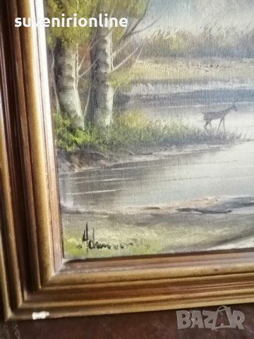 Картина масло на платно, снимка 3 - Картини - 39075958