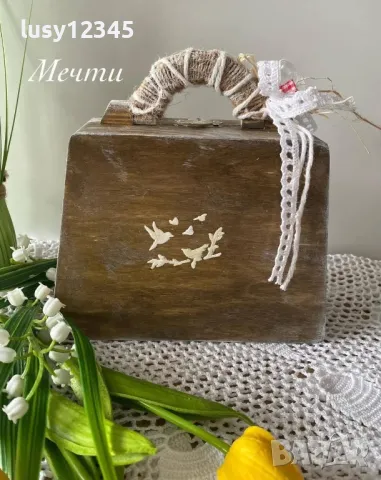 Кутия чантичка-Пролет!, снимка 4 - Декорация за дома - 49805054
