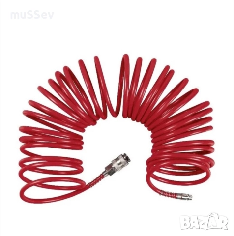 спирален пневматичен маркуч на Парксайд 