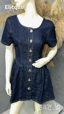 рокля деним , снимка 2 - Рокли - 53145336