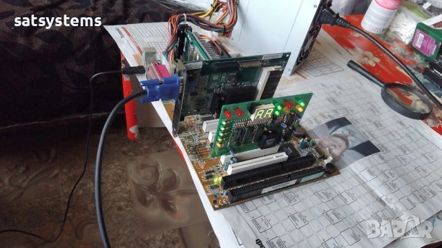 Дънна платка MSI MS-6199VA Slot 1 CPU+RAM, снимка 9 - Дънни платки - 53296928