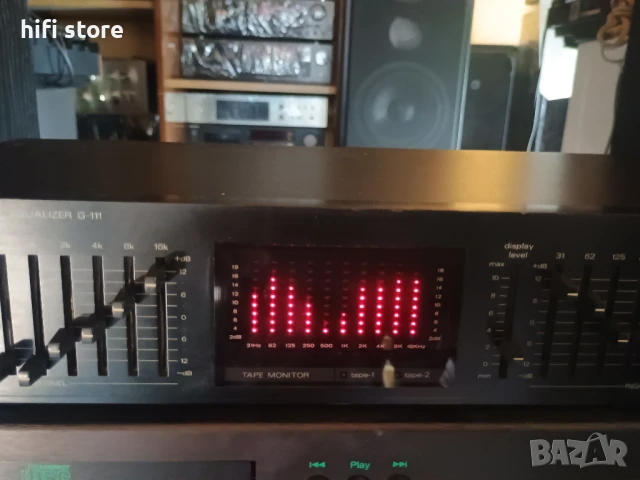 Luxman G-111 Graphic equalizer spectrum analyzer , снимка 12 - Еквалайзери - 51011549