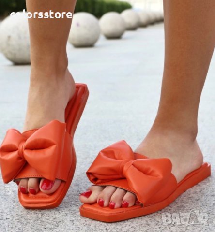 Равни чехли - оранжева кожа - P3030