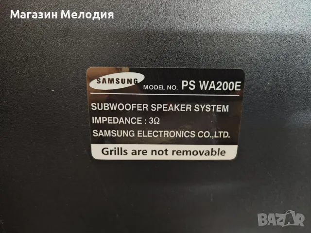 Пасивна бас каса Samsung PS WA200E   В отлично техническо и визуално състояние., снимка 7 - Тонколони - 50022846