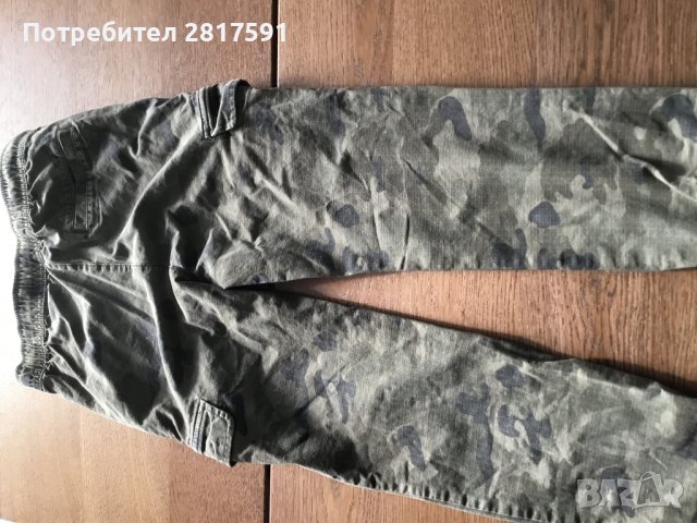 Детски карго камуфлажен панталон Old Navy, размер L(10-12), снимка 6 - Детски панталони и дънки - 44145150