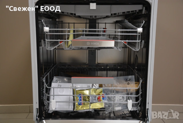 Съдомиялна за вграждане с Zeolith Bosch SMI6ZCS16E, Home Connect, DosageAssist, снимка 6 - Съдомиялни - 53335197