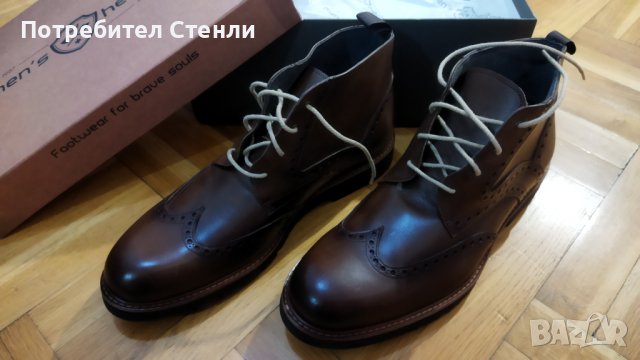 Мъжки нови бутикови боти N 44, снимка 4 - Мъжки боти - 39931847