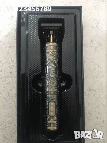 Професионален тример/ машинка за подстригване на коса SHINON/KEMEI, снимка 4 - Тримери - 53836122