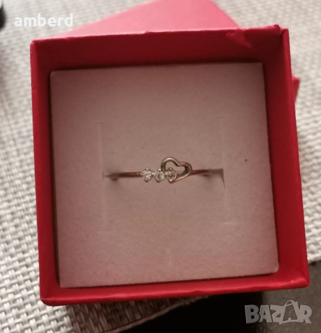 Елегантен и нежен сребърен пръстен модел R104