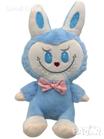 Плюшена играчка Labubu The Monster 28см – Син и Розов, снимка 4 - Плюшени играчки - 50400736