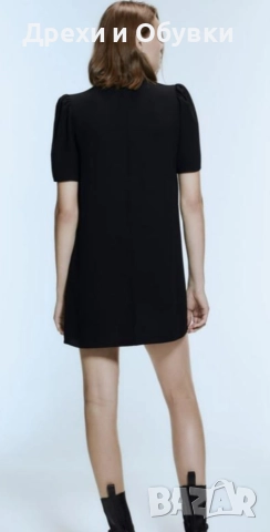 Черна рокля/ туника ZARA , снимка 5 - Рокли - 52801087