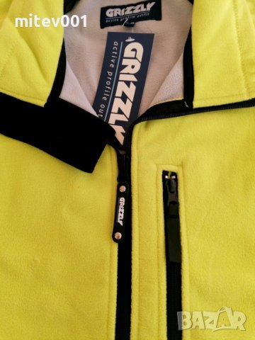 Ветроустойчиво яке полар Grizzly TRONDHEIM електриково зелено 150886, снимка 4 - Якета - 39131055