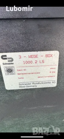 Тонколони Scneider, снимка 10 - Тонколони - 48782202