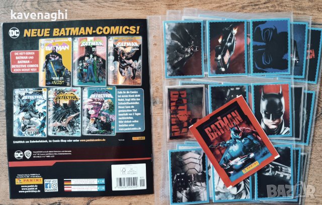 Продавам: Panini колекция The Batman 2022 празен албум + всички 125 стикера + 1 пакетче, снимка 2 - Колекции - 40616411