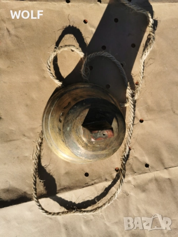 Schauenburg Немска 1,940кг Бронзова корабна камбана, снимка 7 - Антикварни и старинни предмети - 52930609