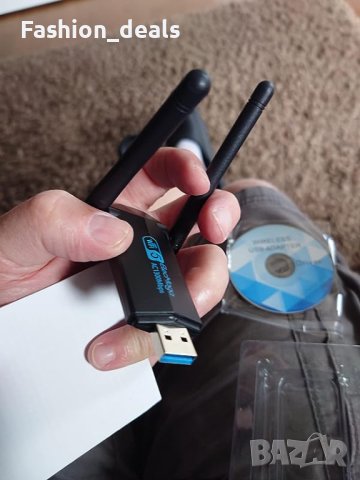Нов USB Wifi ключ донгъл  адаптер 1300Mbps 5GHz Компютър, снимка 10 - Друга електроника - 41822059