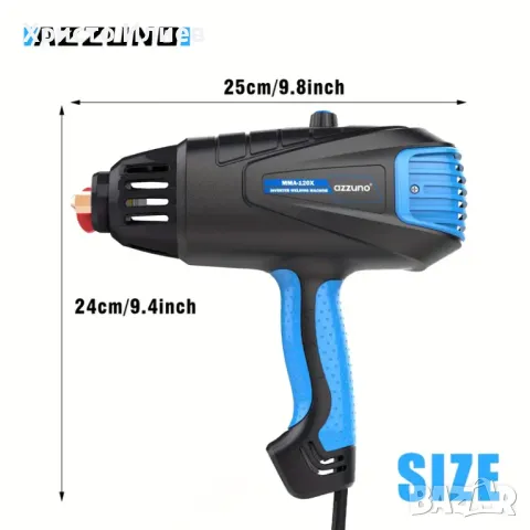 Електрожен Заваръчен апарат Пистолет за пръчково заваряване с електроди 220V цифров контрол на тока, снимка 6 - Други инструменти - 50001459