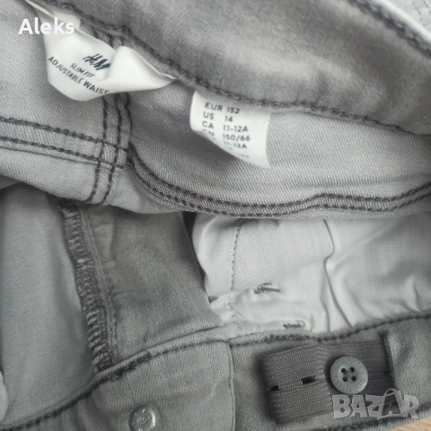 Дънки H&M, 152 р.,ZARA 158 р., снимка 4 - Детски панталони и дънки - 52258402