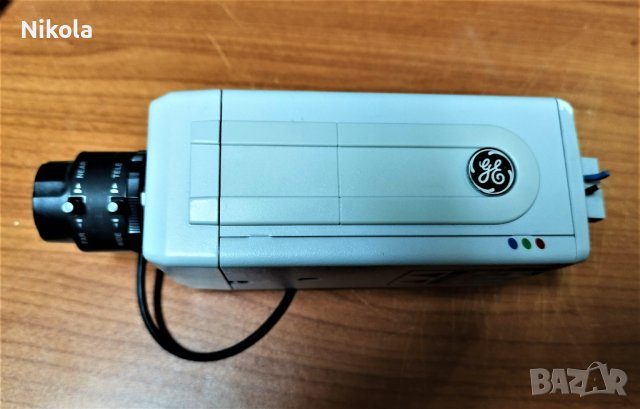 Камера за наблюдение, GE Security KTC-815CP и обектив Fujinon YV2.7X2.9LA-SA2L , снимка 1 - Аналогови камери - 42123948