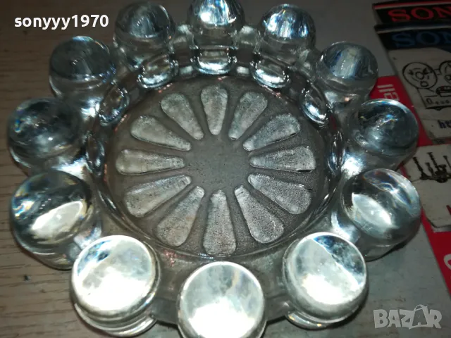 КРАСИВ СТЪКЛЕН ПЕПЕЛНИК 1405251147, снимка 14 - Антикварни и старинни предмети - 50282937