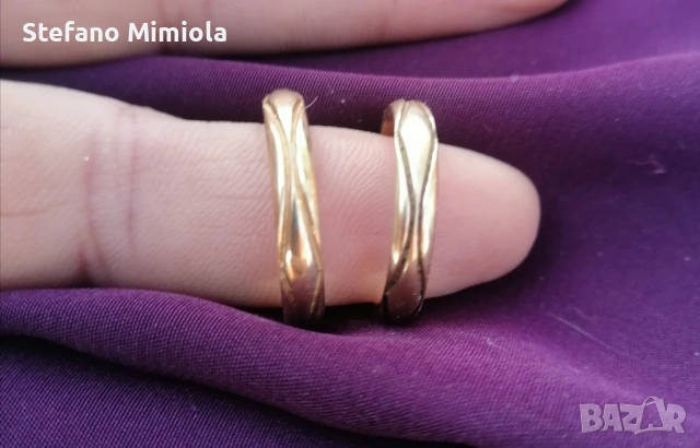 18-каратови златни пръстени, снимка 2 - Пръстени - 52632080