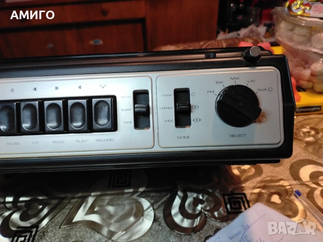 продавам радио касетофон Sencor lcd 4420, снимка 3 - Радиокасетофони, транзистори - 53295687