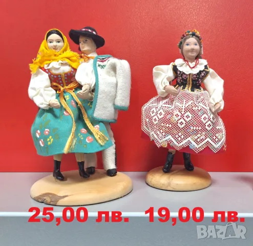Колекционерски Полски Кукли в народни носии-ръчна изработка, 60-те години Krakow