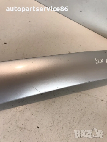 Външна лайсна/облицовка за преден ляв панел Сребрист за Mercedes SLK R170 (2001) , снимка 2 - Части - 53862788