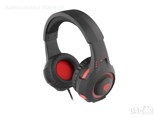 Слушалки Genesis Gaming Headset Radon 210 7.1 With Microphone USB Black-Red - NSG-1992 Слушалки Gene, снимка 5 - Слушалки и портативни колонки - 47523877
