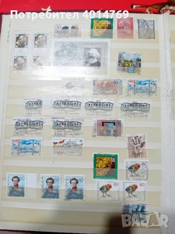 Пощенски марки от ФРГ от 80 те., снимка 5 - Филателия - 50659420