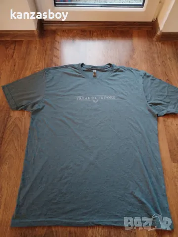 freak outdoors - мъжки ловни тениска КАТО НОВИ ХЛ / 2ХЛ, снимка 5 - Тениски - 49731248