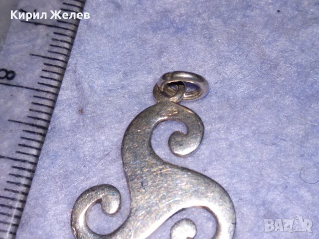 ИЗЯЩЕН СТИЛИЗИРАН СРЕБЪРЕН МОДЕН АРТ ПЕНДАНТ СРЕБРО 925 МЕДАЛЬОН ВИСУЛКА 27588, снимка 9 - Колиета, медальони, синджири - 40502136