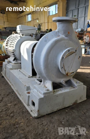 Неръждаема Центробежна помпа тип АХ125 -100 - 400К-СД-У2 / 55 квт., снимка 3 - Водни помпи - 51272945