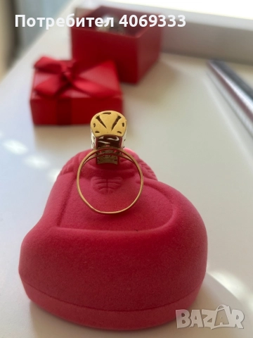 Нов златен пръстен от едно време 14к 3.73гр, снимка 5 - Пръстени - 51735324