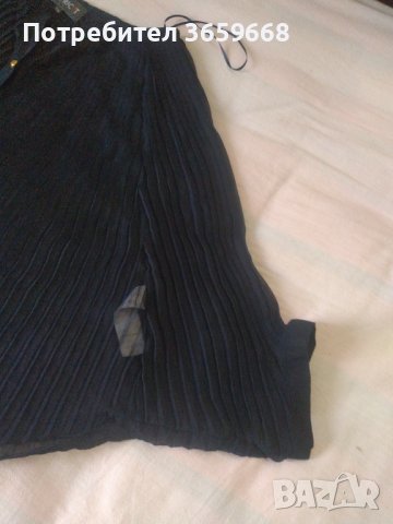 Страхотна дамска риза,плисирана,"пончо" ръкав, снимка 3 - Ризи - 44449043