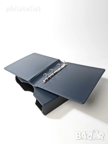 Папка с касета LUX , еко-кожа – OPTIMA стандарт , черен цвят , снимка 11 - Нумизматика и бонистика - 52068158